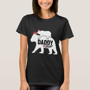 T-shirt Papa Ours Noël mignonne X-Mas Papa Fils Fille M