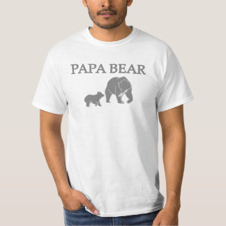 T-Shirt "Papa Ours" pêche avec ourson