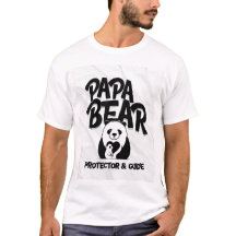 T-shirt Papa Ours – Protecteur & Guide | Panda Mig