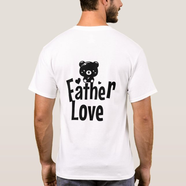 T-shirt Papa Ours – Protecteur & Guide | Panda Mig (Dos)
