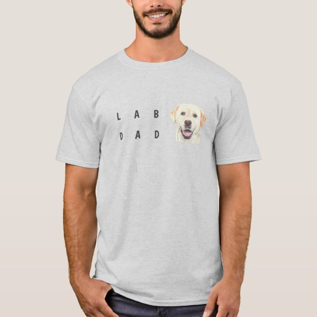 T-shirt papa papa du laboratoire masculin (Devant)