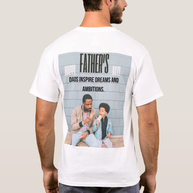T-shirt Papa : Papa Snack Professionnel (Dos)