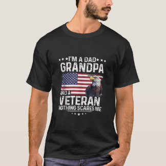 T-shirt Papa Papi Vétérinaire Rien ne me fait peur Aigle F