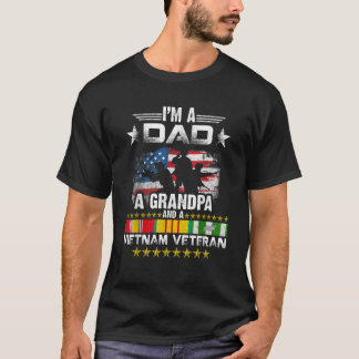 T-shirt Papa Papi Vietnam Vétérinaire Vintage Militaire Ho