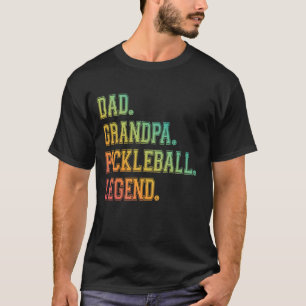 T-shirt Papa Papy Pickleball Legend Joueur Drôle Picket