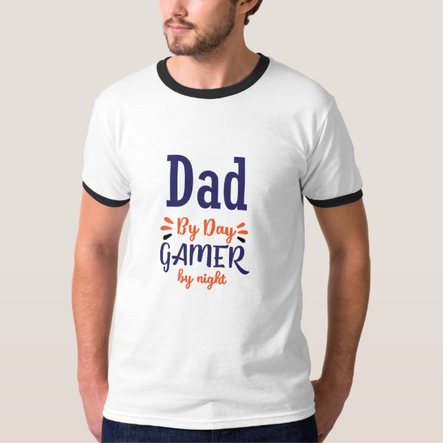 T-shirt Papa par Jeu de jour par nuit (Devant)