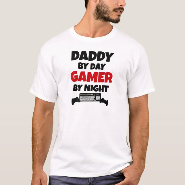 T-shirt Papa par Jeu de Jour par Nuit (Devant)