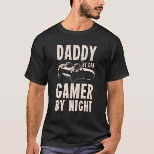 T-shirt Papa Par Jeu De Jour Par Nuit Jeux