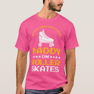 T-shirt Papa Patineur Papa Patins à Roulettes Patinage à R