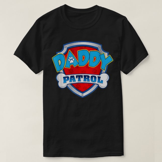 T-shirt Papa Patrol Chemise Chien Maman Papa Drôle Pour Ho (Design devant)