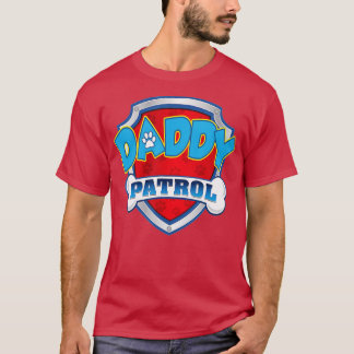 T-shirt Papa Patrol Chien Maman Papa Drôle Drôle Cadeau An