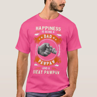 T-shirt Papa Pawpaw Fête des pères Cadeau Pour Hommes Papa