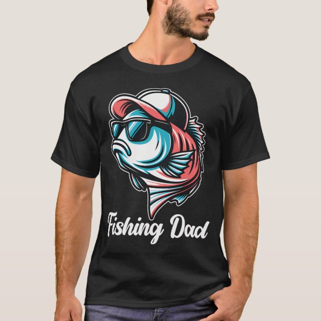 T-shirt papa pêcheur (Devant)