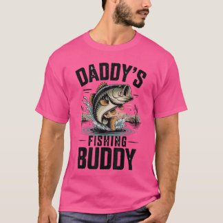 T-shirt Papa pêcheur ami de pêche assorti drôle de pêche à
