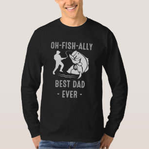T-shirt Papa Pêcheur Meilleur Papa Pêcheur Homme