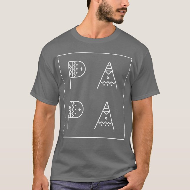 T-shirt Papa Père ami de fête (Devant)