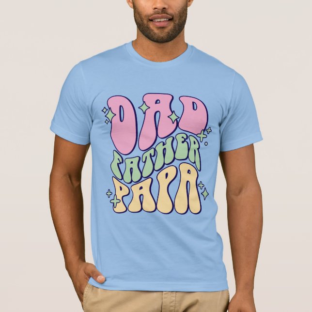 T-shirt Papa père Papa (Devant)