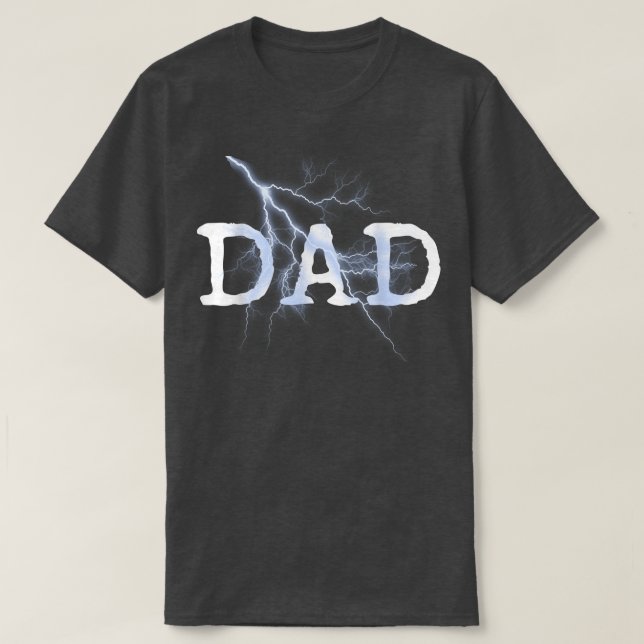 T-shirt papa, père papa, jour du père, robe de che (Design devant)