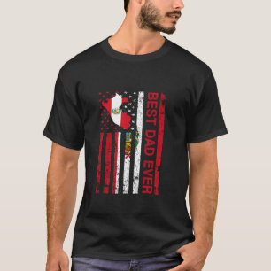 T-shirt Papa péruvien - Pérou USA Fête des pères américain