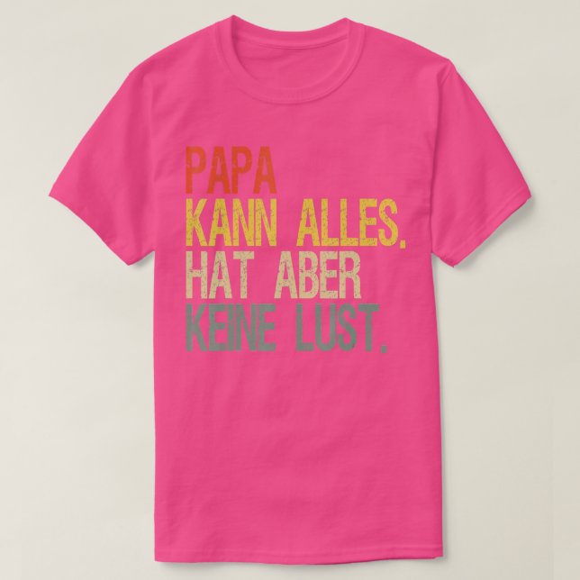 T-shirt Papa peut tout faire (Design devant)