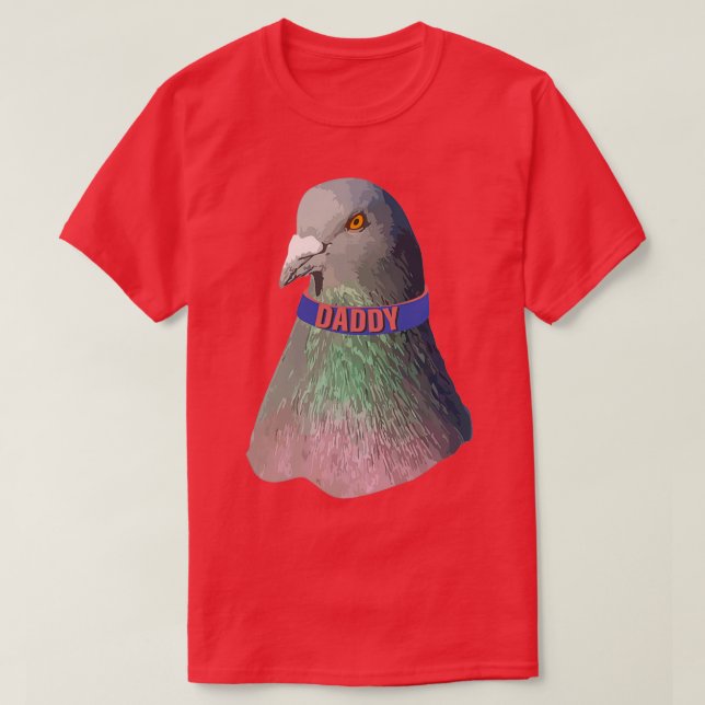 T-shirt Papa Pigeon 2 (Design devant)