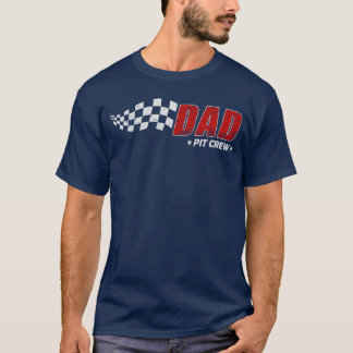 T-shirt Papa Pit Crew Race Anniversaire Famille Correspond