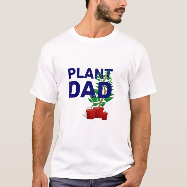 T-shirt Papa PLANTE élégant  (Devant)