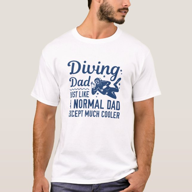 T-shirt Papa plongeur (Devant)