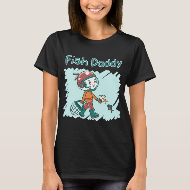 T-shirt Papa Poisson (Devant)
