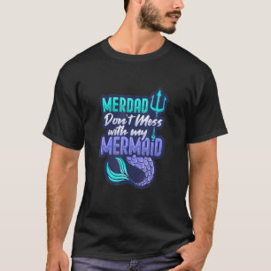 T-shirt Papa Poisson Sécurité Triton Sirène Papa Poisson P