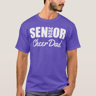 T-shirt Papa pom-pom 2024 Senior Cheerleader Parent Promot