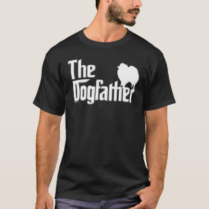 T-shirt Papa Pomeranian Pomeranian