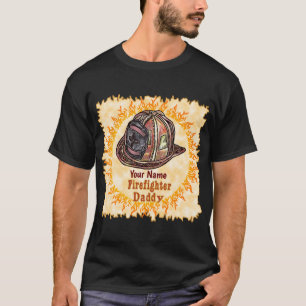 T-shirt Papa pompier