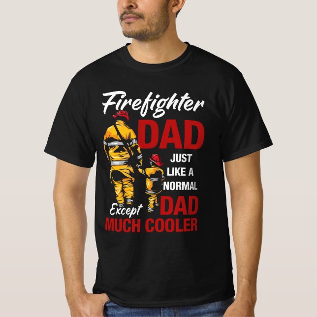 T-shirt Papa pompier (Devant)