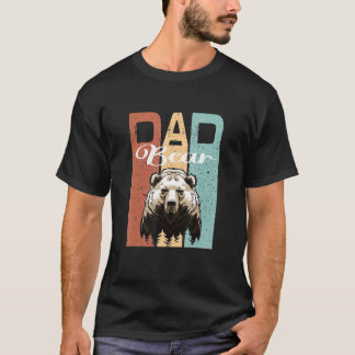 T-shirt Papa Porte Vintage Retro Sunset Idée