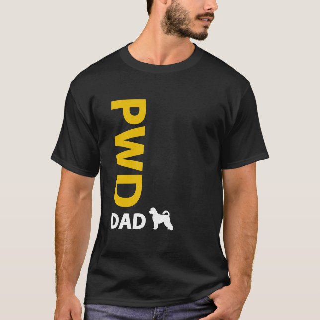 T-shirt Papa portugais de chien d'eau (Devant)