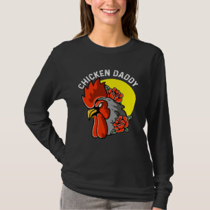 T-shirt Papa Poule Eleveur de Poulets