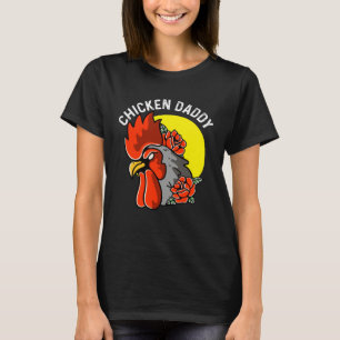 T-shirt Papa Poule Fermier de Poules