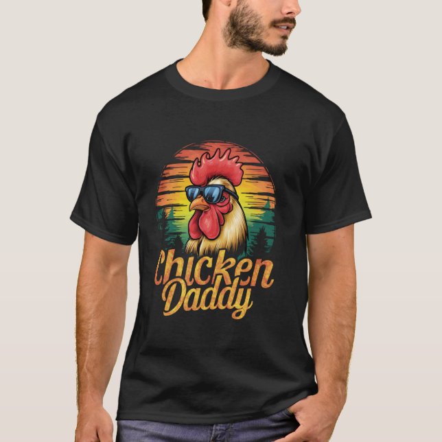 T-shirt Papa poulet (Devant)