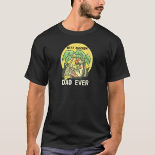 T-shirt Papa Poulet Meilleur Papa Poulet Jamais Et Colles