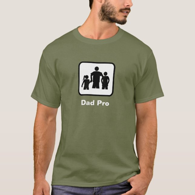 T-shirt Papa Pro (foncé) (Devant)