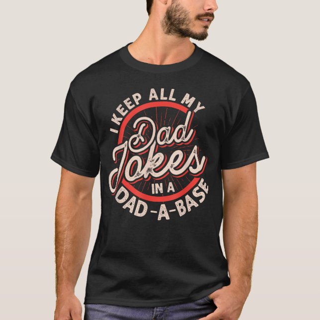 T-shirt Papa programmeur Papa nerd base de données Papa ge (Devant)