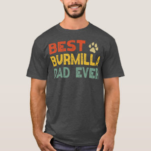 T-shirt Papa propriétaire éleveur amateur de chat Burmilla