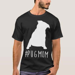 T-shirt Papa Pug Hashtag mamanpug