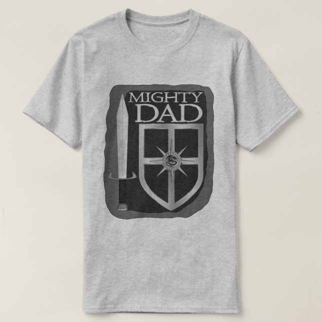 T-shirt Papa puissant (Design devant)