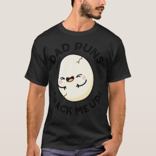 T-shirt Papa Puns M'Accroche De Mignons Oeufs Pun 1