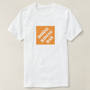 T-shirt Papa qui monte à cheval Papa drôle Papa humoristiq