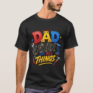 T-shirt Papa qui répare tout