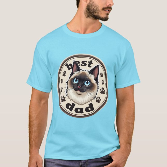 T-shirt Papa Ragdoll (Devant)