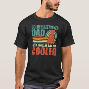 T-shirt Papa Retriever Doré Hommes Comme Un Papa Régulier
